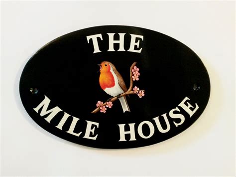 Oval House Sign 